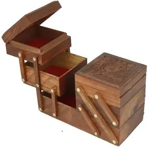 wooden carved boxes