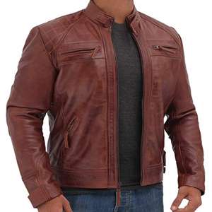 Chaquetas de cuero genuino para motocicleta - Product Image 6