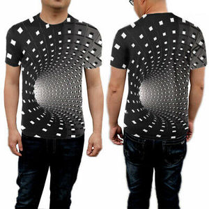 Camiseta de poliéster con estampado 3D para hombre, camisa de sublimación, personalizada, promocional - Product Image 2