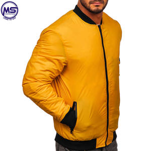 Veste d'hiver décontractée chaude personnalisée coupe-vent d'extérieur imperméable Bomber rembourrée pour hommes - Product Image 4