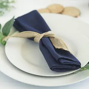 Polyester Serviettes En Lin Nappe Plaine Cuisine Dîner Napperons