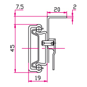 โต๊ะเหล็กยืดได้พร้อมกลไกเลื่อน95 Series สำหรับห้องครัวห้องรับประทานอาหารห้องนอนห้องนั่งเล่น - Product Image 3