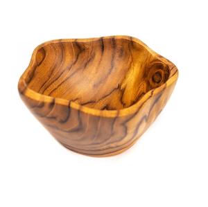 Solid Wood <b>Serving</b> <b>Bowl</b> for Kitchenware and Dining Ideal for Fast Food Hotel Ware and Restaurant Usage Premium Quality Stylish - Product Image 1