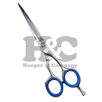 Ciseaux de coiffure professionnels noirs japonais pour barbier, droitiers, droits, tranchants, en acier inoxydable, 6 pouces, haute qualité, pour effilage