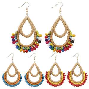 Hermoso pendiente de rattán al mejor precio - Product Image 6