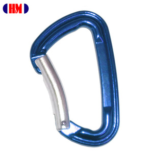 Outdoor Durable Heavy Duty D Type 24KN Rock Climbing Aluminum Carabiner - Product Image 1