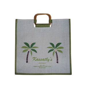 Sacs en Jute écologique gris promotion, taille personnalisée, fourre-tout, 1 pièce - Product Image 1