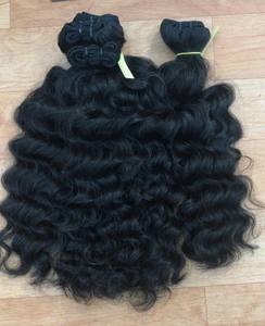 Extensions de cheveux cambodgiens de Vietnamhair Factory Haute qualité vague naturelle 100% cuticule alignée vierge Non-Remy Machine Double - Product Image 1