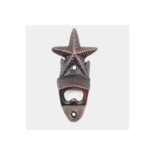 New Design Bottle Openers Decorative Brass Polished Animal Star Fish Bottle Openers For Bar Decor Accessories