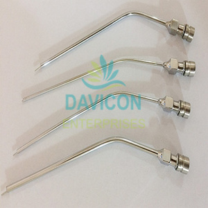 Cánula de Succión VERHOEVEN con Cono Luer de Acero Inoxidable - Product Image 2