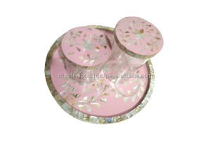 ชุดธูปหอมบาคูหรือธูปอาราบิกแม่ของไข่มุกฝังไม้กอบสำหรับใช้ในบ้าน - Product Image 5