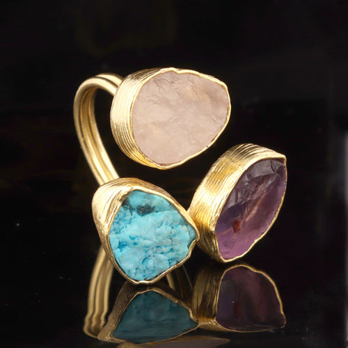 Azul cielo, rosa y púrpura