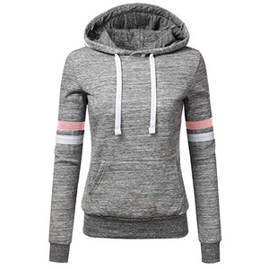 Sweat à capuche pour femmes 100% coton, bon marché, Design et logo personnalisés - Product Image 2