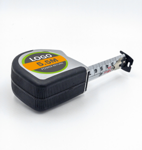 Ruban à mesurer auto-rétractable de haute qualité de 5.5m avec verrouillage automatique et poignée en caoutchouc Logo personnalisé Outil de qualité supérieure - Product Image 3