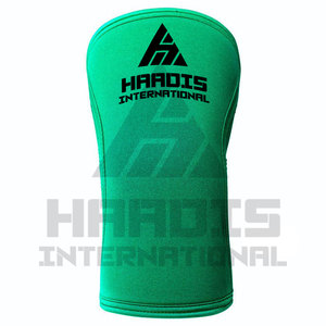 Manchons de genou de fitness de gymnastique personnalisés faits en usine directe manchons de genou d'haltérophilie pour les manches de squat et de genou - Product Image 1