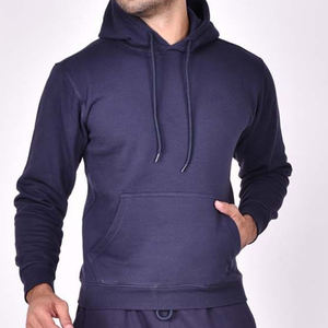 Sudadera con capucha de alta calidad, diseño personalizado, bordado estampado de talla grande, 100% de algodón, jersey de cuello redondo para hombre, Sudadera con capucha para hombre - Product Image 2