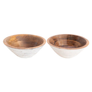 Cuenco de madera de Acacia 100% para frutas o ensaladas, venta al por mayor - Product Image 3