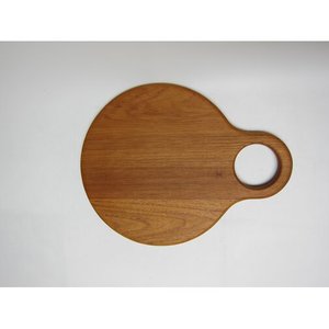 ไม้สักรอบเขียงสำหรับผักสี่เหลี่ยมไม้ตัดเขียงสำหรับห้องครัวหรูหราแข็งขนมปังชีสและอื่นๆ - Product Image 2