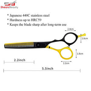 Ciseaux amincissants de coiffeur en acier inoxydable personnalisés de haute qualité pour la beauté pour les coiffeurs et les salons - Product Image 3