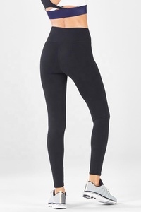 Ensemble de leggings de sport personnalisés pour femmes, taille mi-haute, soutien-gorge de sport taille haute, décontracté, respirant, sans couture, tricoté antibactérien - Product Image 6