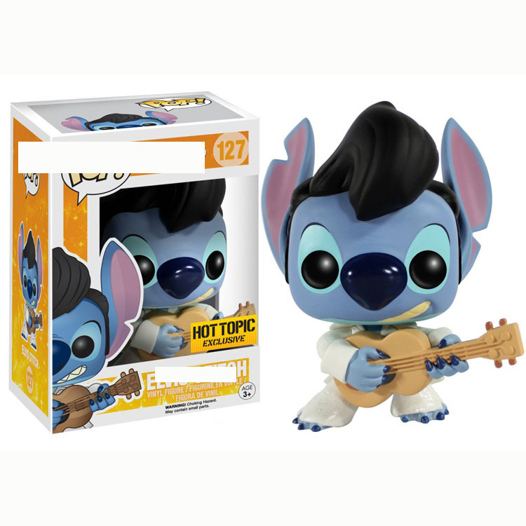 (Оптовая Продажа) новейшая Высококачественная кукла Elvis Stitch #127 pop коллекция мультяшных героев из ПВХ Фигурки игрушки для подарка