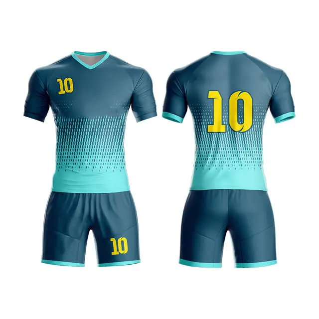 Maglia da calcio economica di alta qualità 100% poliestere Club Soccer Uniform pay link prodotti caldi di vendita