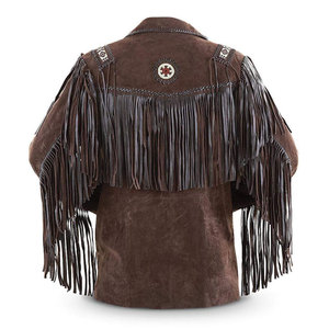 Chaqueta de cuero para hombre, chaqueta gruesa y cálida de invierno con cuello vuelto, estilo vaquero - Product Image 2