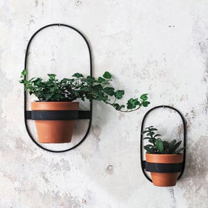 Support de jardinière murale en métal enduit de poudre, support de jardinière en métal, étagère de plante intérieure et extérieure, support de Pot de plante en métal - Product Image 1