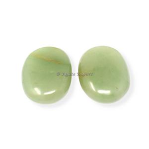 Pierre de palmier en aventurine verte Symbole Pierre de palmier gravée Pierre semi-précieuse gravée - Product Image 3