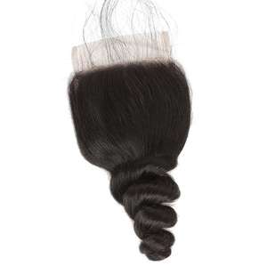 Meilleure vente Nigéria 4X4 fermeture à lacet cuticule vierge crue alignée lisse Remy Hair Vietnam Top 1 6x6 modèle Extensions de cheveux humains - Product Image 1