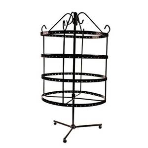 Présentoir de bijoux noir personnalisé avec base en marbre, support en métal, accessoires de décoration pour la maison, pièces - Product Image 1