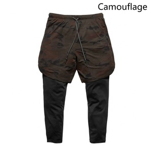 Pantalones Cortos Deportivos para Hombre, 100% Algodón Ecológico, Logotipo Personalizado, Secado Rápido, Transpirables, Casuales, Elásticos, de Lona Sólida, Venta al Por Mayor - Product Image 4