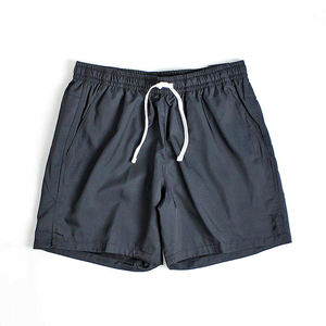 กางเกงขาสั้นสำหรับวิ่งกีฬาลำลองของผู้ชายสีดำล้วนสำหรับใส่ไปยิมฟิตเนสยิม - Product Image 1