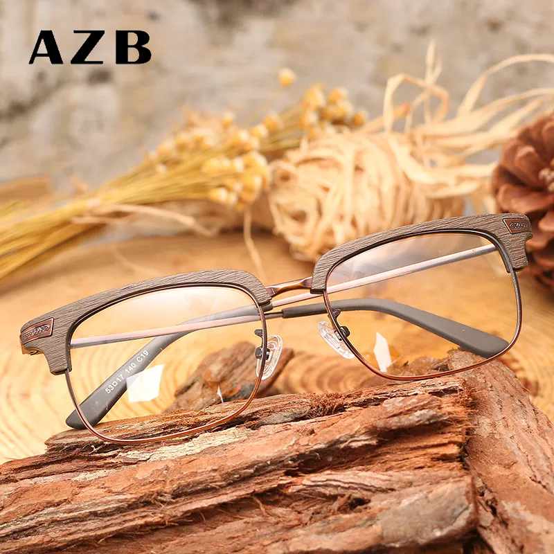 HDCRAFTER Holz acetat Myopia Optische Brille Rahmen Männer Frauen Brille Klare Linse Brille Korea Brille 2021