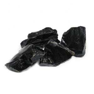 Piedra en Bruto de Obsidiana Negra, Piedras Naturales sin Pulir, Cristal de Piedra Preciosa Natural - Product Image 2