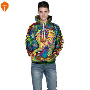 New Fashion Slim Fit <b>Thick</b> <b>fleece</b> Men Drawstring pullover Hoodie Men - Product Image 3