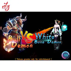 Diskon mesin permainan ikan, Bull Demon Vs White Bone 8 pemain Fish Game Software Hunter Arcade, obral