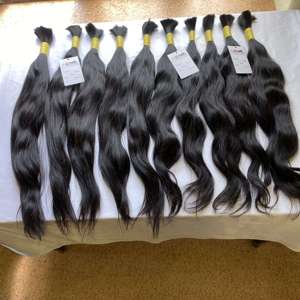 Extensiones de Cabello al Por Mayor, Cabello Virgen Crudo Sin Procesar de Alta Calidad, 100% Cabello Humano de Templo Indio, Paquetes de Extensiones - Product Image 3