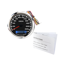 Spidometer Digital Elektrik dengan Motor Stepper 85mm dan Odometer untuk Mobil, Otomotif, dan Truk
