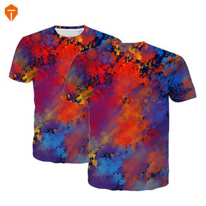 เสื้อยืดคอกลมสีพื้นระบายอากาศลำลองสำหรับผู้ชาย,เสื้อยืดทรงหลวมเรียบง่าย - Product Image 4