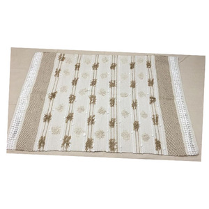 Vente chaude Meilleur Prix Boho Coton Tapis Carré Tufté À La Main Croquis Motif Salle À Manger Salon Maison Bureau Tapis De Sol - Product Image 1