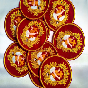 Insignia bordada a mano personalizada, nueva insignia bordada hecha a mano para Christian - Product Image 2