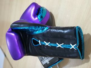 Alta calidad 8oz 12oz cuero genuino boxeo deportes entrenamiento guantes al por mayor hombres modelo caja guantes - Product Image 5