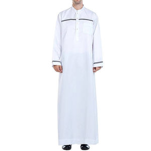 Vente en gros de haute qualité Thobe islamique marocain pour hommes nouveau design Abaya Kaftan Cafta Jalabiya grande taille pour l'hiver - Product Image 3