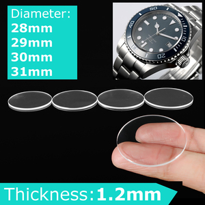 Cristal de reloj de zafiro <span class=keywords><strong>plano</strong></span> óptico con revestimiento Ar de alta calidad personalizado