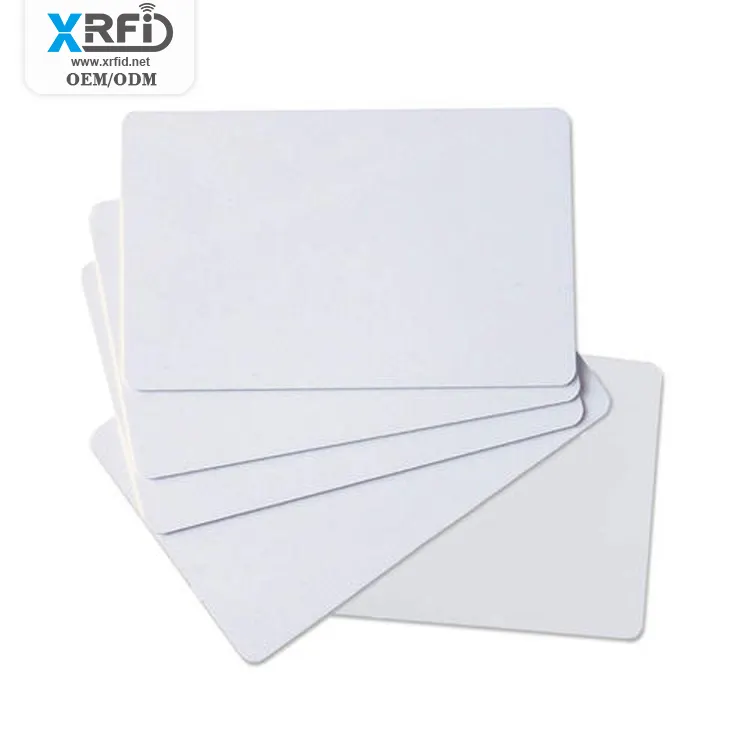 Scheda di controllo accessi senza contatto all'ingrosso 125khz Tk4100 Chip Blank PVC Card prossimità RFID Blank Card