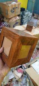 SHEESHAM WOOD PHOTO FRAME PET CREMATION URN Premium <b>Funeral</b> <b>Supplies</b> - Product Image 5