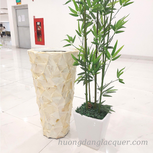 M. O.p-florero para decoración del hogar, maceta de flores para el suelo del hotel, carcasa de escritorio, laca para madre de perlas, macetero - Product Image 2