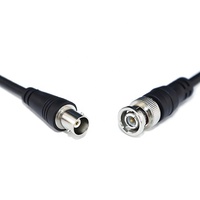 Cable coaxial de seguridad para cámaras CCTV SDI con conector de alimentación de video MALE-MALE BNC, con revestimiento de PVC y blindaje trenzado