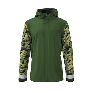 เสื้อแจ็คเก็ตกันลมสวมใส่สบาย,เสื้อโค้ทบางแจ้งกันน้ำฝนมีซิปน้ำหนักเบา - Product Image 1